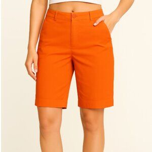 Counterparts Women's Orange Bermuda Shorts, size 12